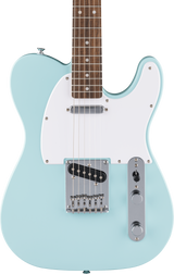 Limited Edition Squier Sonic Telecaster Laurel Fingerboard Daphne Blue with White Pickguard