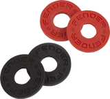 Fender Strap Blocks 4-Pack Black 2 and Red 2