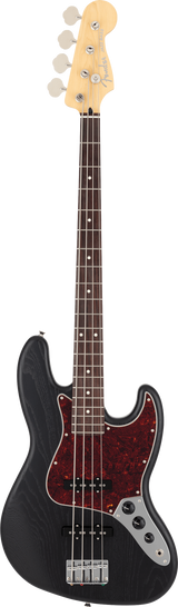 Made in Japan Limited Jazz Bass Raw Ash Rosewood Fingerboard Black