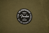 Stratocaster 70th Anniversary Badge Tee Olive S