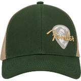 Fender Globe Pick Patch Hat Green/Khaki One Size