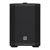 EV Loudspeaker 8" 2-way Black - Weatherised battery-powered loudspeaker with Bluetooth® audio and control