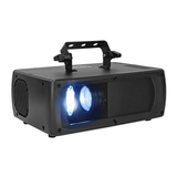 Gobo Effect Light with 100W LED- 7 colours + White- 6 + Open Rotating Gobos- 75° Beam Angle- Powercon in/out- 3 pin DMX in/out