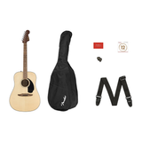 California Standard Redondo™ Pack Spruce Top Black Pickguard Natural