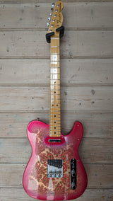 Vintage Custom 68 Telecaster NOS Maple Fingerboard Pink Paisley