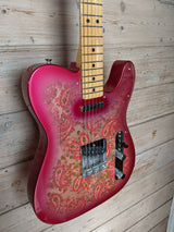Vintage Custom 68 Telecaster NOS Maple Fingerboard Pink Paisley