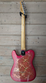 Vintage Custom 68 Telecaster NOS Maple Fingerboard Pink Paisley