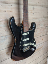 Custom Shop LIMITED EDITION ROASTED DUAL-MAG II STRAT - RELIC AGED BLACK