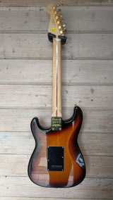 2HD Fender Partscaster with LTD Custom shop plate - Originally Am Dlx Ash Strat Sunburst