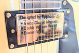 2HD EPIPHONE LES PAUL CUSTOM ANTIQUE IVORY 2008 W/GIBSON GIGBAG