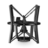 Professional shock mount with integrated pop shield for RODE Studio series microphones.