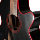 TAKA FXC AC/EL GUITAR COSMIC BLACK SPARKLE C/A