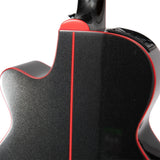 TAKA FXC AC/EL GUITAR COSMIC BLACK SPARKLE C/A