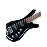 RockBass Corvette Basic 5-String Solid Black High Polish