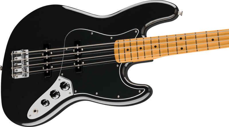 Player II Jazz Bass®- Maple Fingerboard- Black *WHITE PICKGUARD