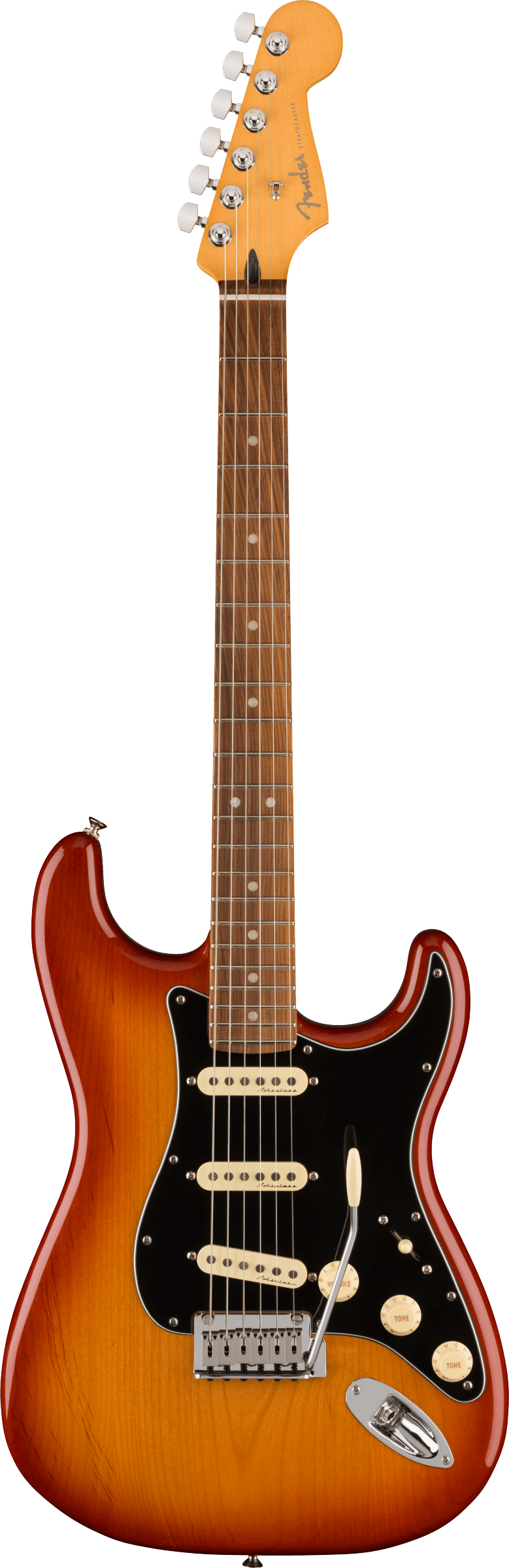 Player Plus Stratocaster Pau Ferro Fingerboard Sienna Sunburst