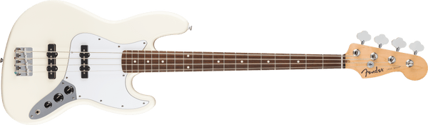 Standard Jazz Bass® Laurel Fingerboard White Pickguard Olympic White