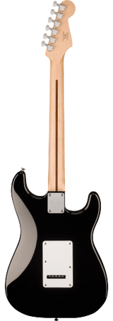 Squier Sonic Stratocaster Left-Handed Maple Fingerboard White Pickguard Black
