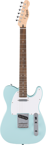 Limited Edition Squier Sonic Telecaster Laurel Fingerboard Daphne Blue with White Pickguard