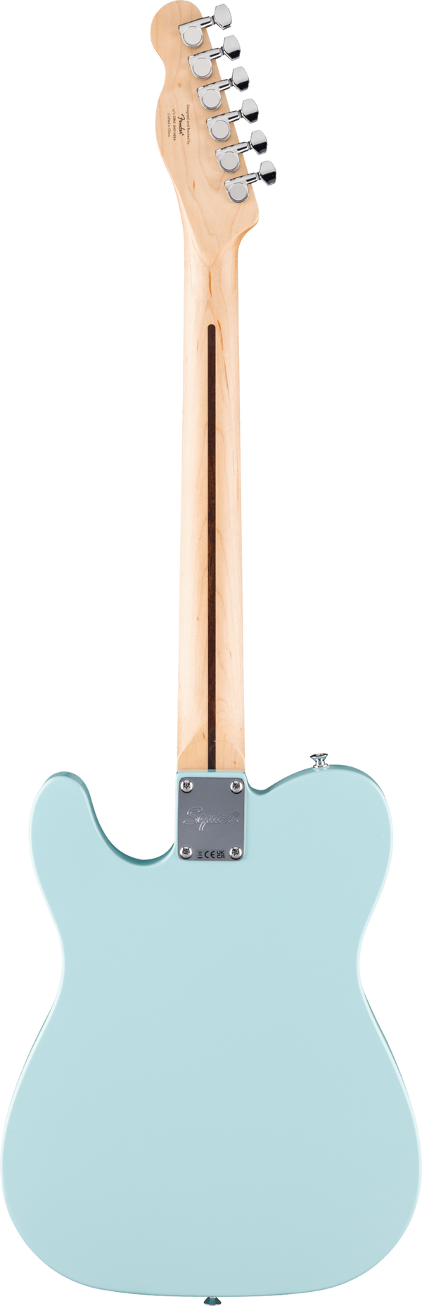 Limited Edition Squier Sonic Telecaster Laurel Fingerboard Daphne Blue with White Pickguard