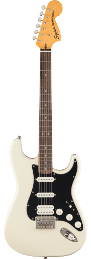 Classic Vibe™ 70s Stratocaster® HT HSS Laurel Fingerboard Black Pickguard Olympic White