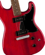 Paranormal Strat-O-Sonic, Laurel Fingerboard, Black Pickguard, Crimson Red Transparent