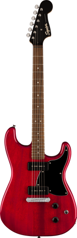 Paranormal Strat-O-Sonic, Laurel Fingerboard, Black Pickguard, Crimson Red Transparent