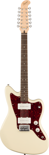 Paranormal Jazzmaster® XII, Laurel Fingerboard, Tortoiseshell Pickguard, Olympic White