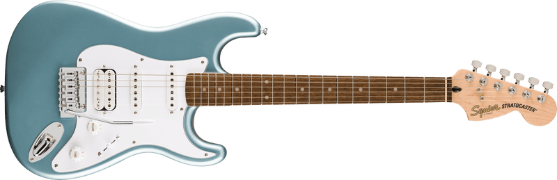 Affinity Series Stratocaster Junior HSS Laurel Fingerboard White Pickguard Ice Blue Metallic