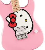 Limited Edition Hello Kitty Stratocaster with Gig Bag Maple Fingerboard Pink