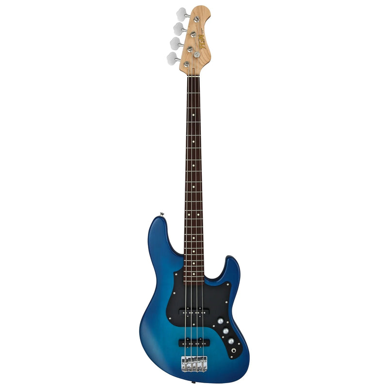 FGN Mighty Jazz Transparent Blue Sunburst Electric Bass
