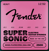 Super 250 Guitar Strings Nickel Plated Steel Ball End 250H Gauges .012-.052 (6)