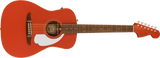 Malibu Player Walnut Fingerboard White Pickguard Fiesta Red