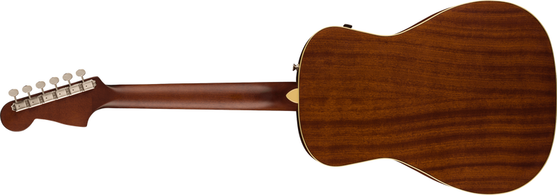 Malibu Player Walnut Fingerboard White Pickguard Fiesta Red