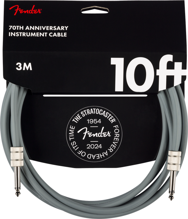 10 Anniversary Instrument Cable Gray 10