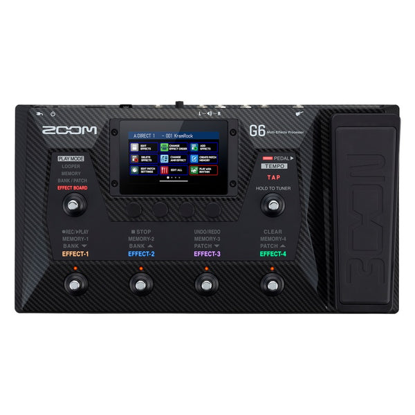 ZOOM G6 GUITAR EFFECTS & AMP SIMULATOR