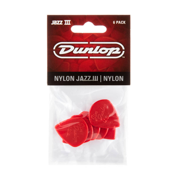 Jim Dunlop Jazz III Nylon Pick Players Pack