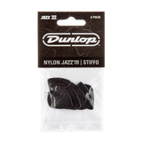 Jim Dunlop Jazz III Stiffo Black Pick Players Pack