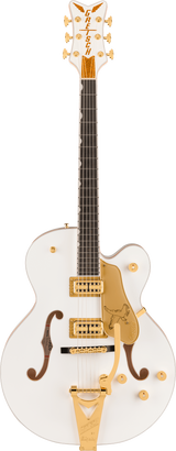 Gretsch Professional Collection White Falcon Hollow Body with String-Thru Bigsby and Gold Hardware