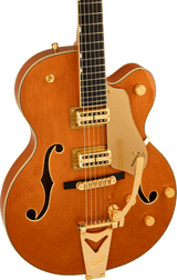 Synchromatic™ Nashville™ Hollow Body Single-Cut with Bigsby® Ebony Fingerboard 50s Orange Stain