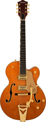 Synchromatic™ Nashville™ Hollow Body Single-Cut with Bigsby® Ebony Fingerboard 50s Orange Stain