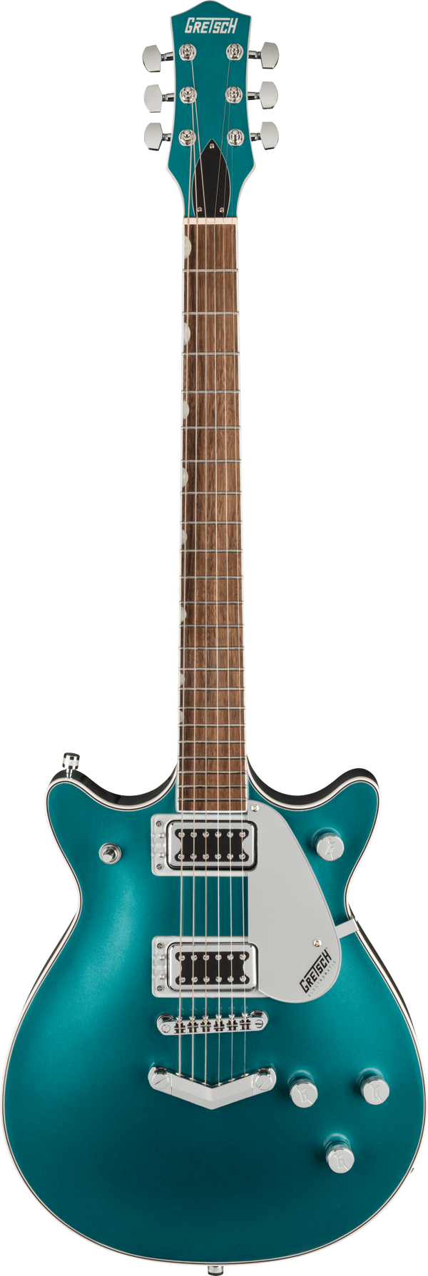 G5222 Electromatic Double Jet BT with V-Stoptail Laurel Fingerboard Ocean Turquoise