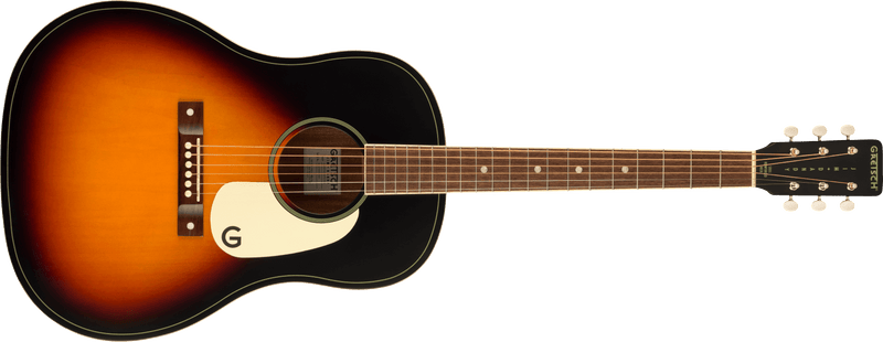 Jim Dandy Dreadnought Walnut Fingerboard White Pickguard Rex Burst