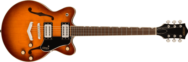 G2655 Streamliner Center Block Jr. Double-Cut with V-Stoptail Laurel Fingerboard Abbey Ale