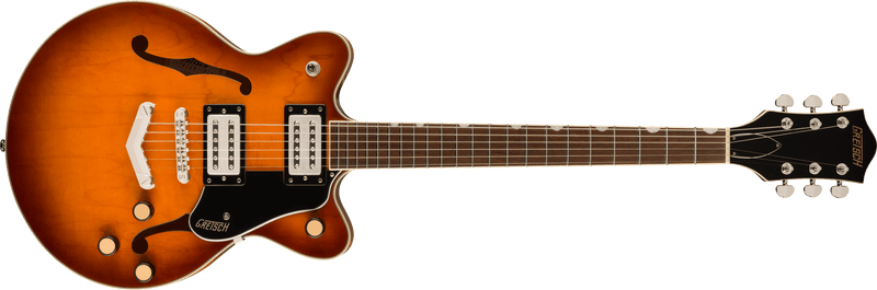 G2655 Streamliner Center Block Jr. Double-Cut with V-Stoptail Laurel Fingerboard Abbey Ale
