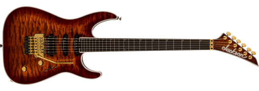 Pro Plus Series Soloist SLA3Q Ebony Fingerboard Amber Tiger Eye