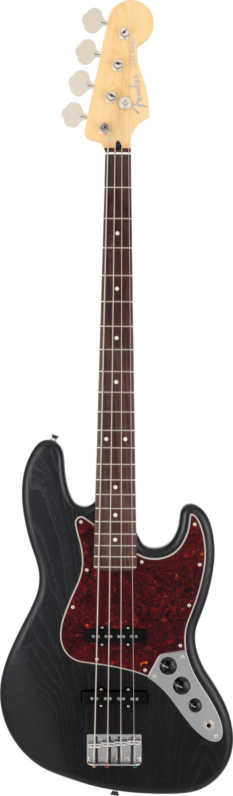 Made in Japan Limited Jazz Bass Raw Ash Rosewood Fingerboard Black