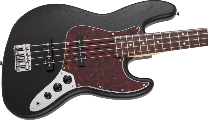 Made in Japan Limited Jazz Bass Raw Ash Rosewood Fingerboard Black