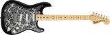 Fender MIJ Limited Stratocaster Maple Fingerboard Black Paisley