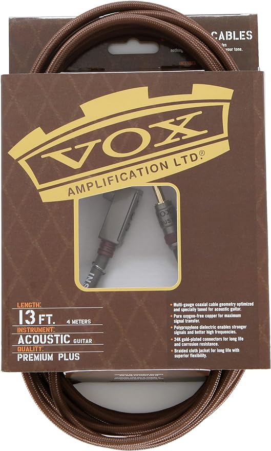 VOX VAC-13 CLASS A ACOUSTIC GTR CABLE 4M